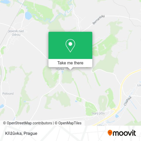 Křižůvka map