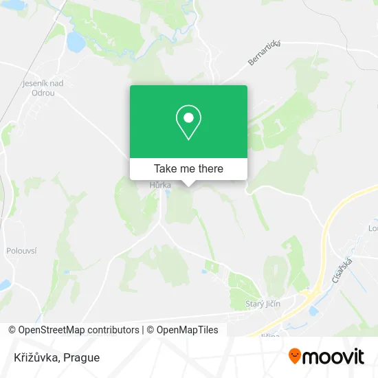 Křižůvka map