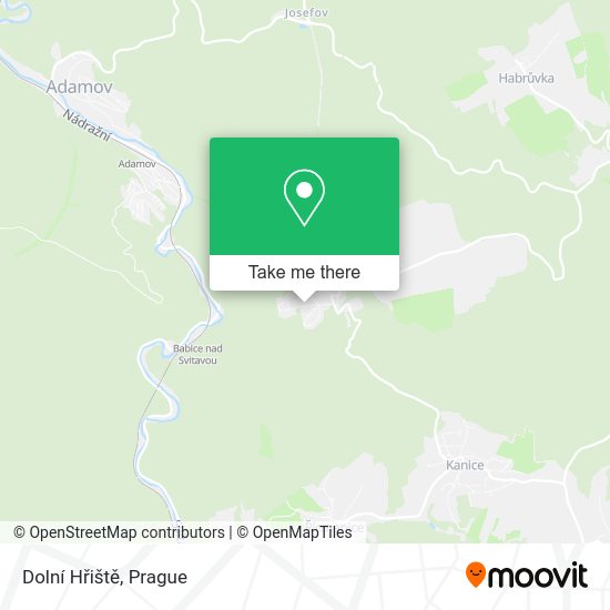 Dolní Hřiště map