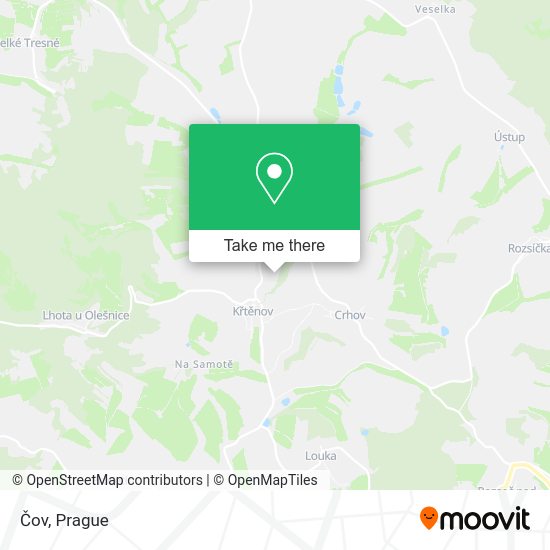 Карта Čov