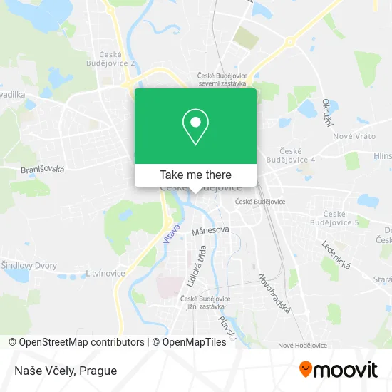 Карта Naše Včely