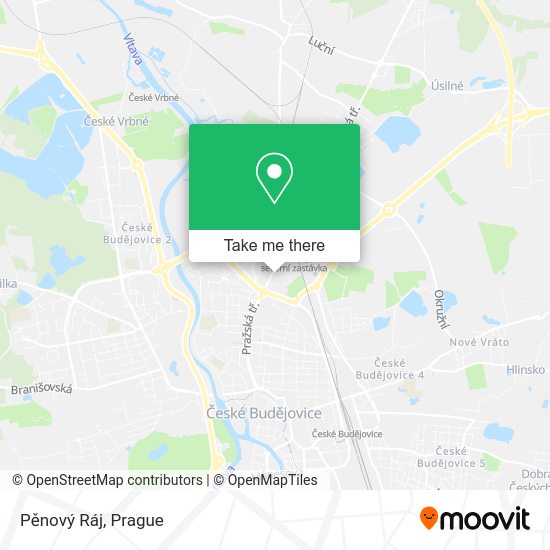 Pěnový Ráj map