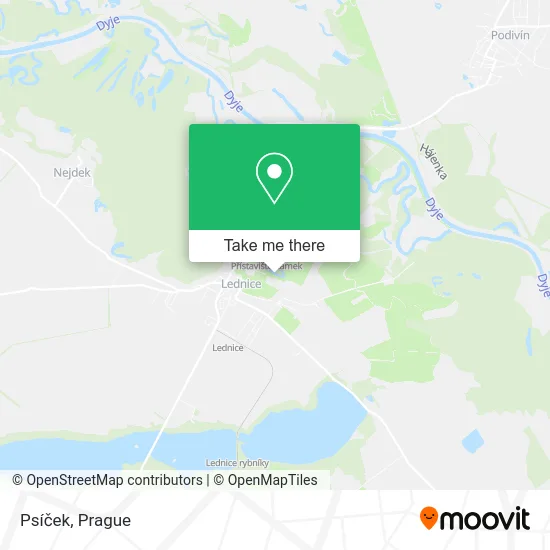 Карта Psíček