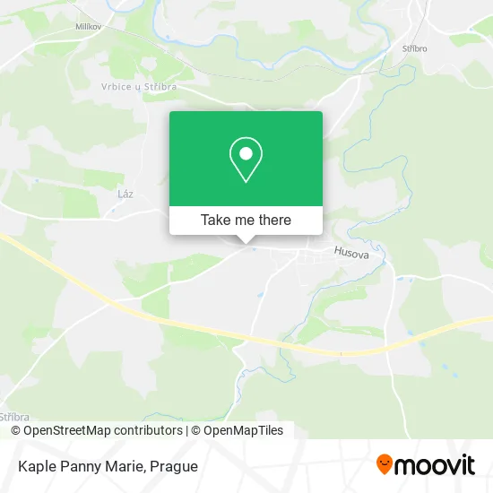 Карта Kaple Panny Marie