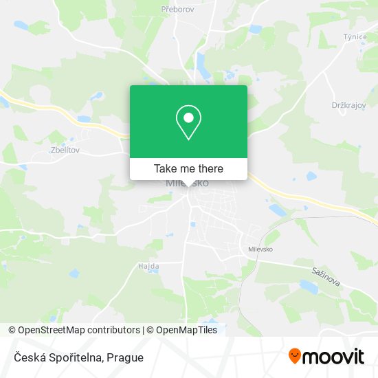 Česká Spořitelna map