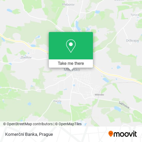 Komerční Banka map