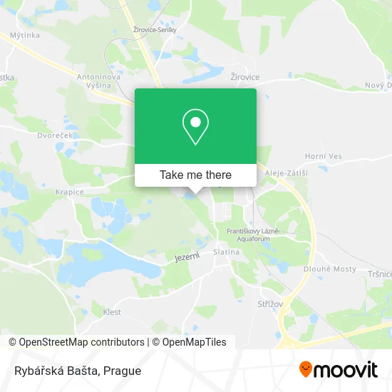 Карта Rybářská Bašta