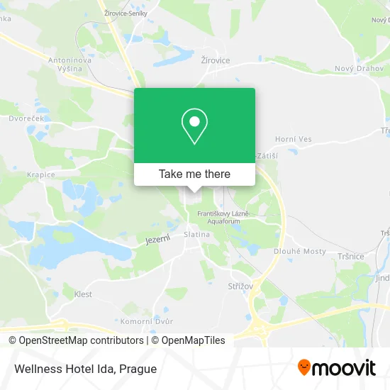 Карта Wellness Hotel Ida