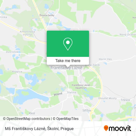 Mš Františkovy Lázně, Školní map