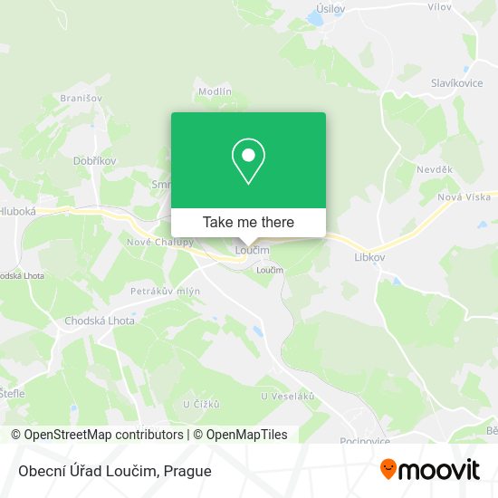 Obecní Úřad Loučim map