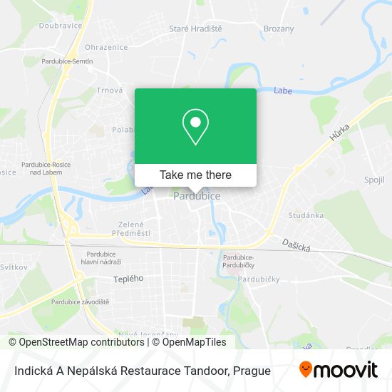 Indická A Nepálská Restaurace Tandoor map