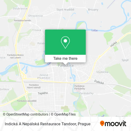 Карта Indická A Nepálská Restaurace Tandoor