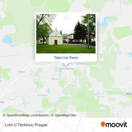 Карта Lom U Tachova
