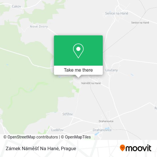 Zámek Náměšť Na Hané map