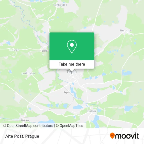 Карта Alte Post