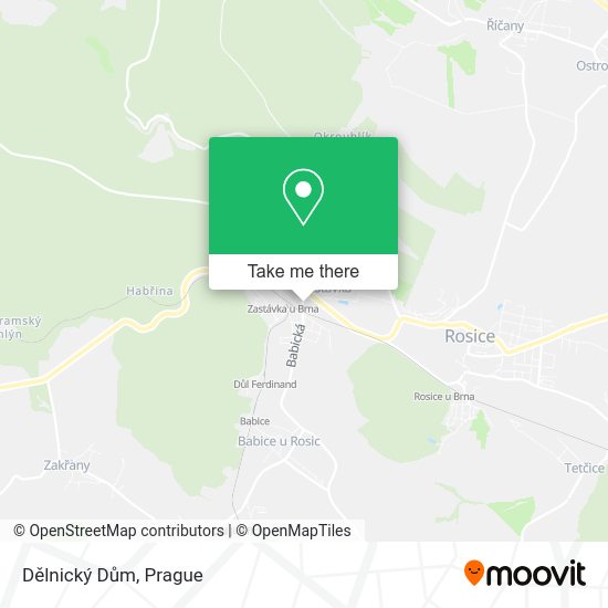 Dělnický Dům map