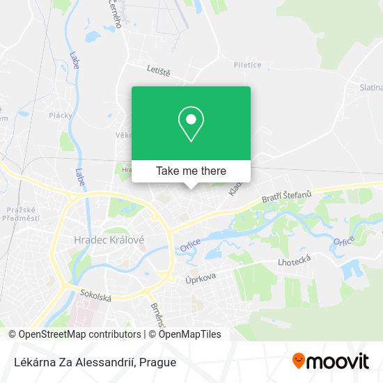 Lékárna Za Alessandrií map