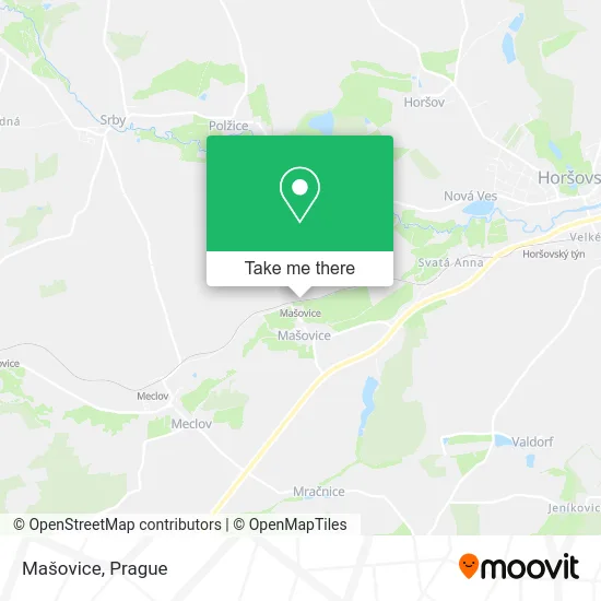 Карта Mašovice