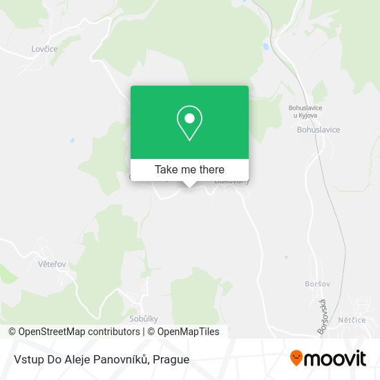 Vstup Do Aleje Panovníků map