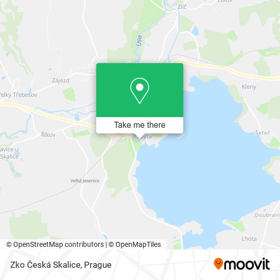 Zko Česká Skalice map