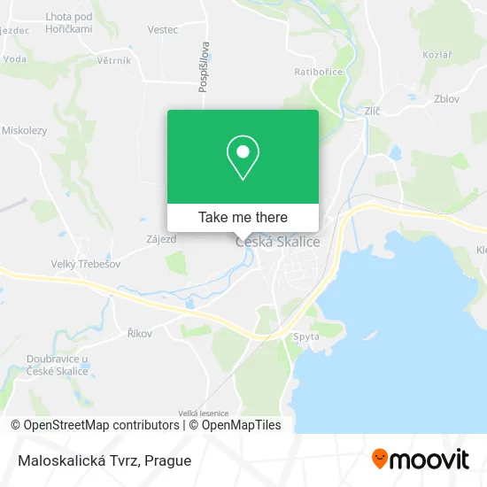 Карта Maloskalická Tvrz
