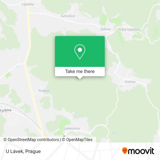 Карта U Lávek