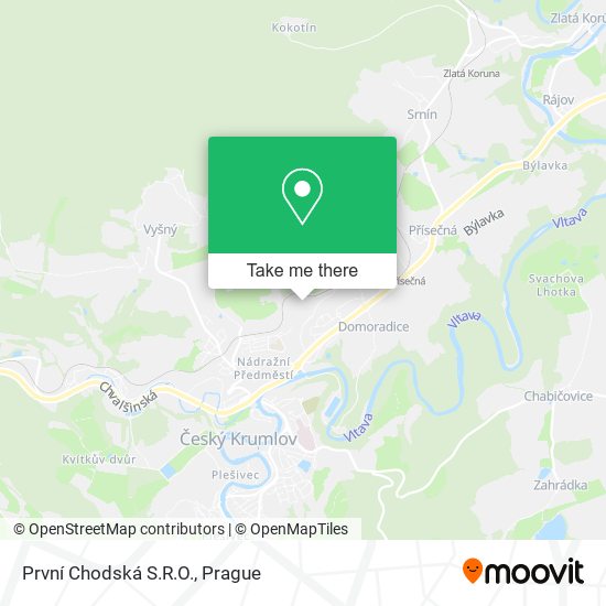 První Chodská S.R.O. map