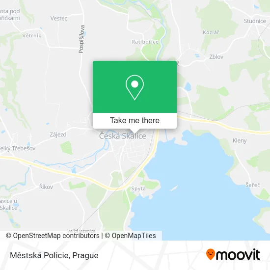 Карта Městská Policie