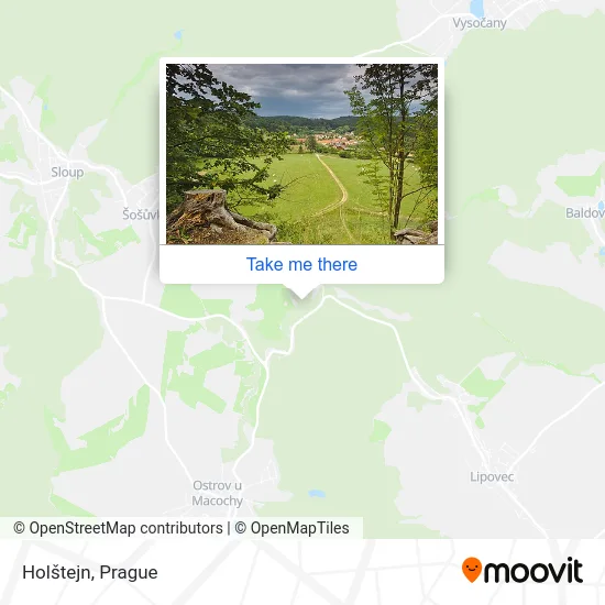Карта Holštejn