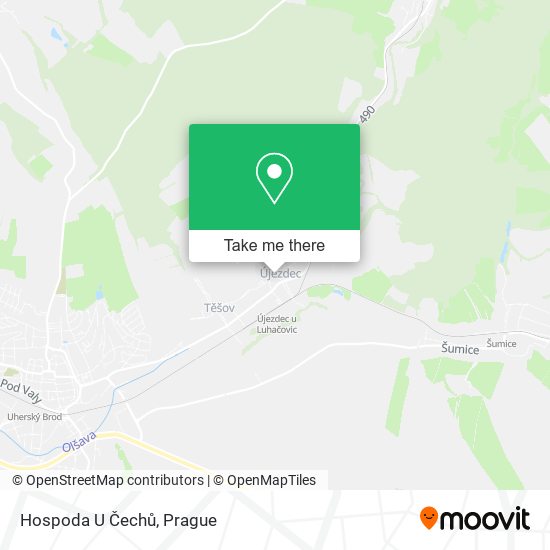 Hospoda U Čechů map