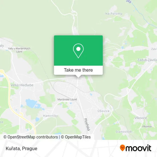 Карта Kuřata