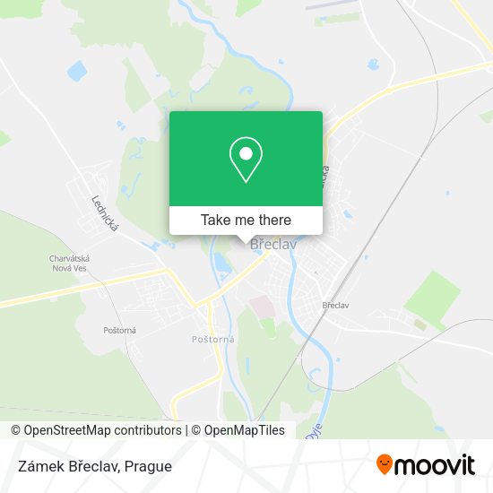 Zámek Břeclav map