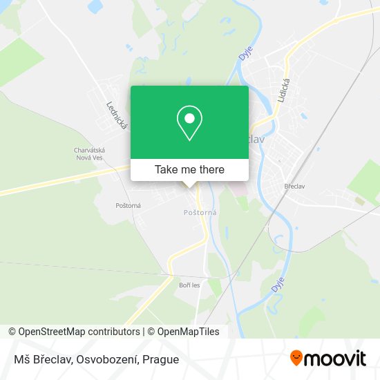 Mš Břeclav, Osvobození map