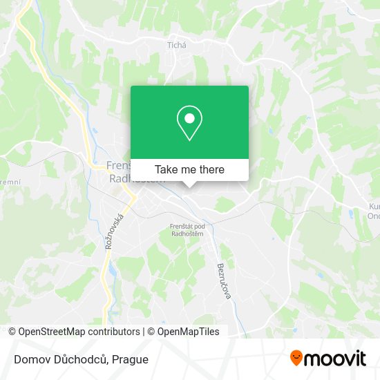 Карта Domov Důchodců