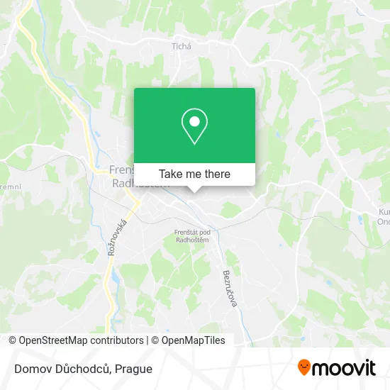 Карта Domov Důchodců