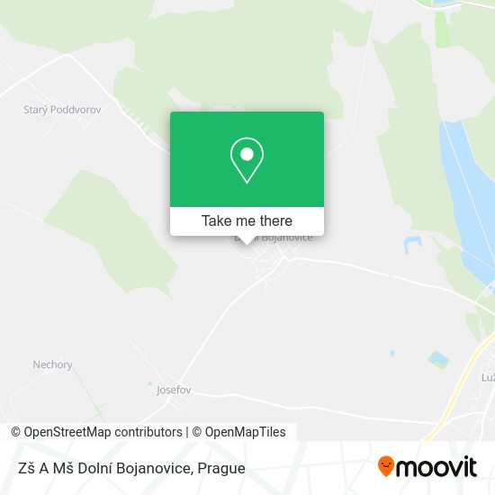 Zš A Mš Dolní Bojanovice map