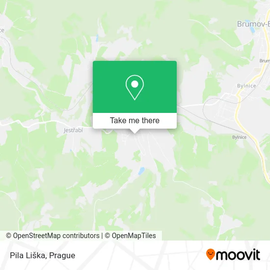 Карта Pila Liška