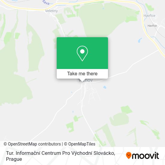 Tur. Informační Centrum Pro Východní Slovácko map