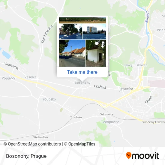 Карта Bosonohy