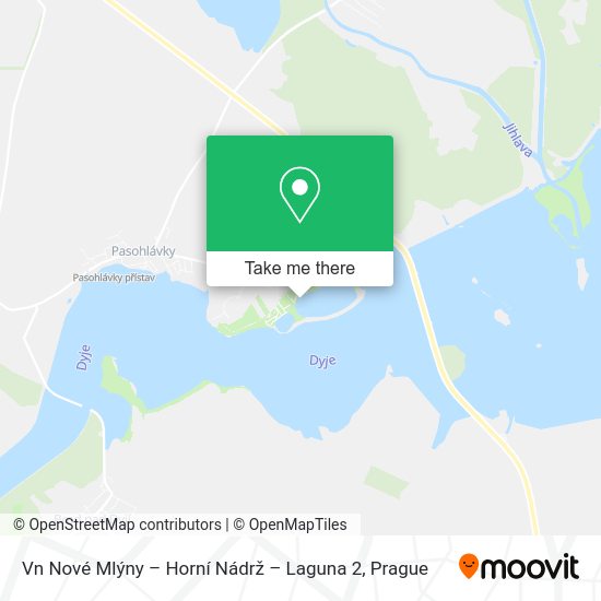 Vn Nové Mlýny – Horní Nádrž – Laguna 2 map