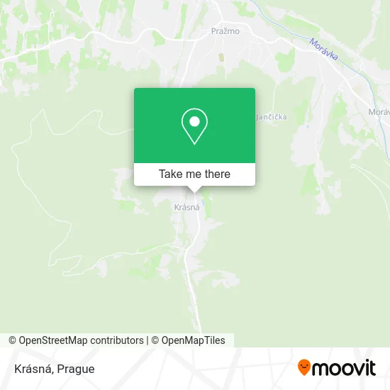 Карта Krásná