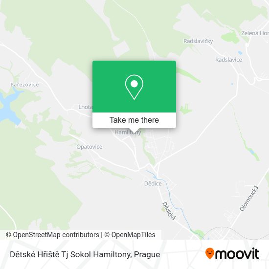 Dětské Hřiště Tj Sokol Hamiltony map