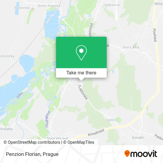Карта Penzion Florian