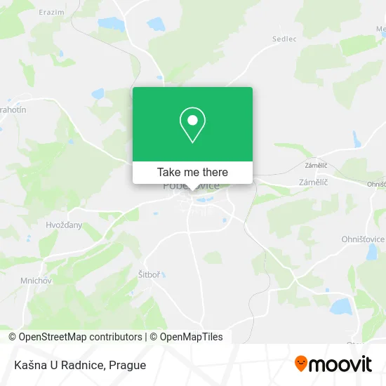Карта Kašna U Radnice