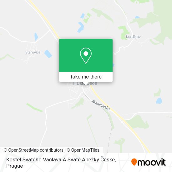 Kostel Svatého Václava A Svaté Anežky České map