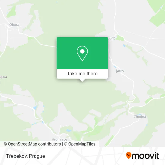 Карта Třebekov