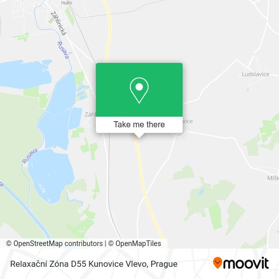 Relaxační Zóna D55 Kunovice Vlevo map