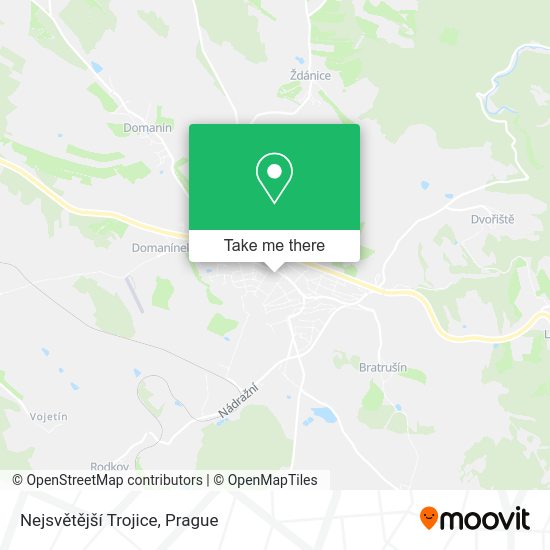 Nejsvětější Trojice map