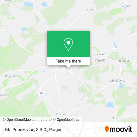 Gts Poběžovice, S.R.O. map