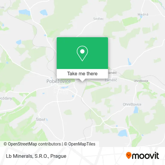 Карта Lb Minerals, S.R.O.